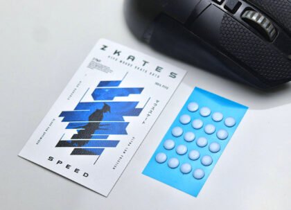 ZKATES | Speed GlassPad Mouse Skates Dots