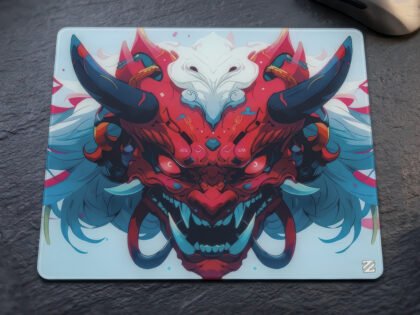 ZPAD Glass Mouse Pad | Custom Image | L Size (V2)