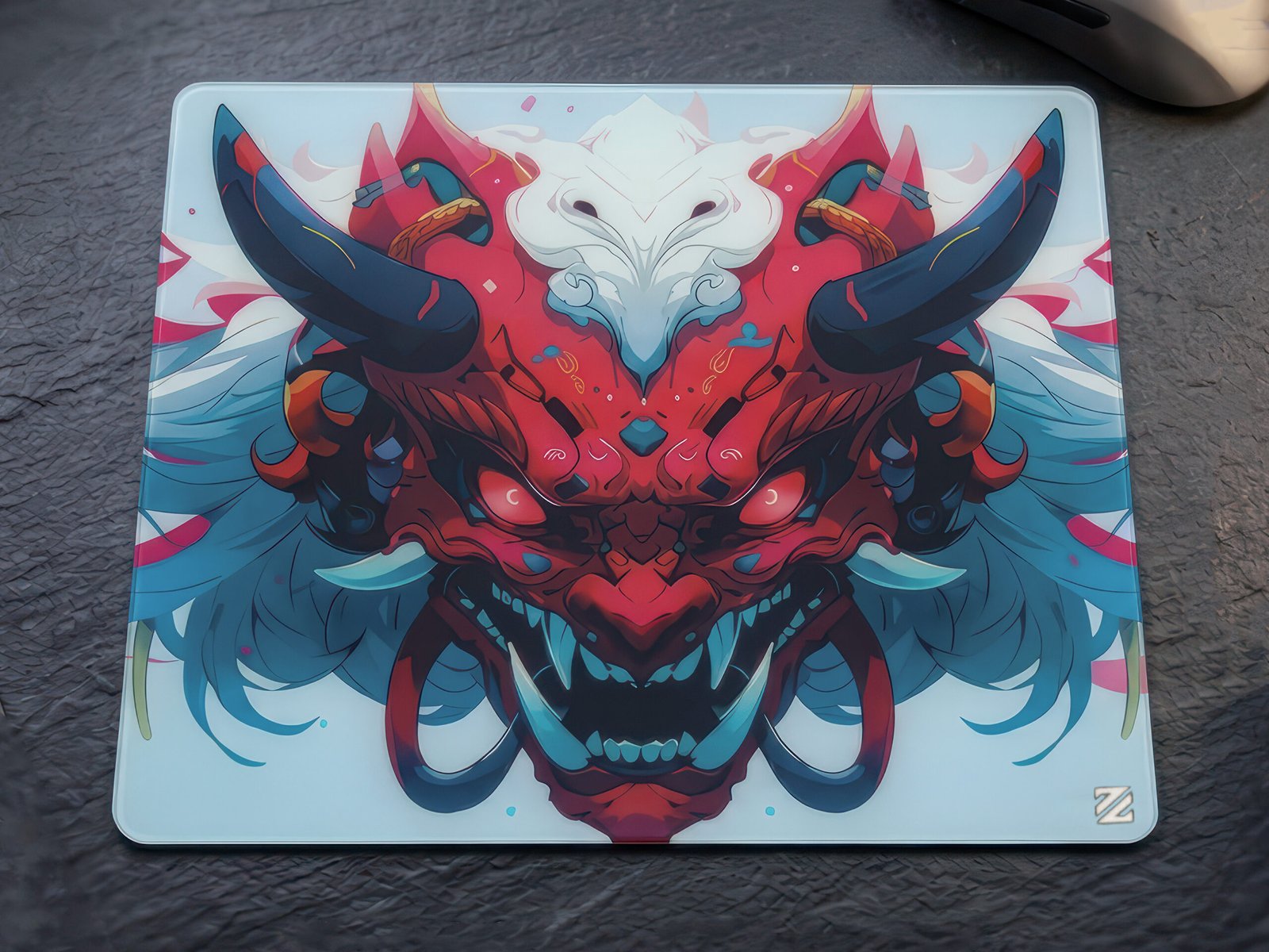 ZPAD Glass Mouse Pad | Custom Image | L Size (V2)